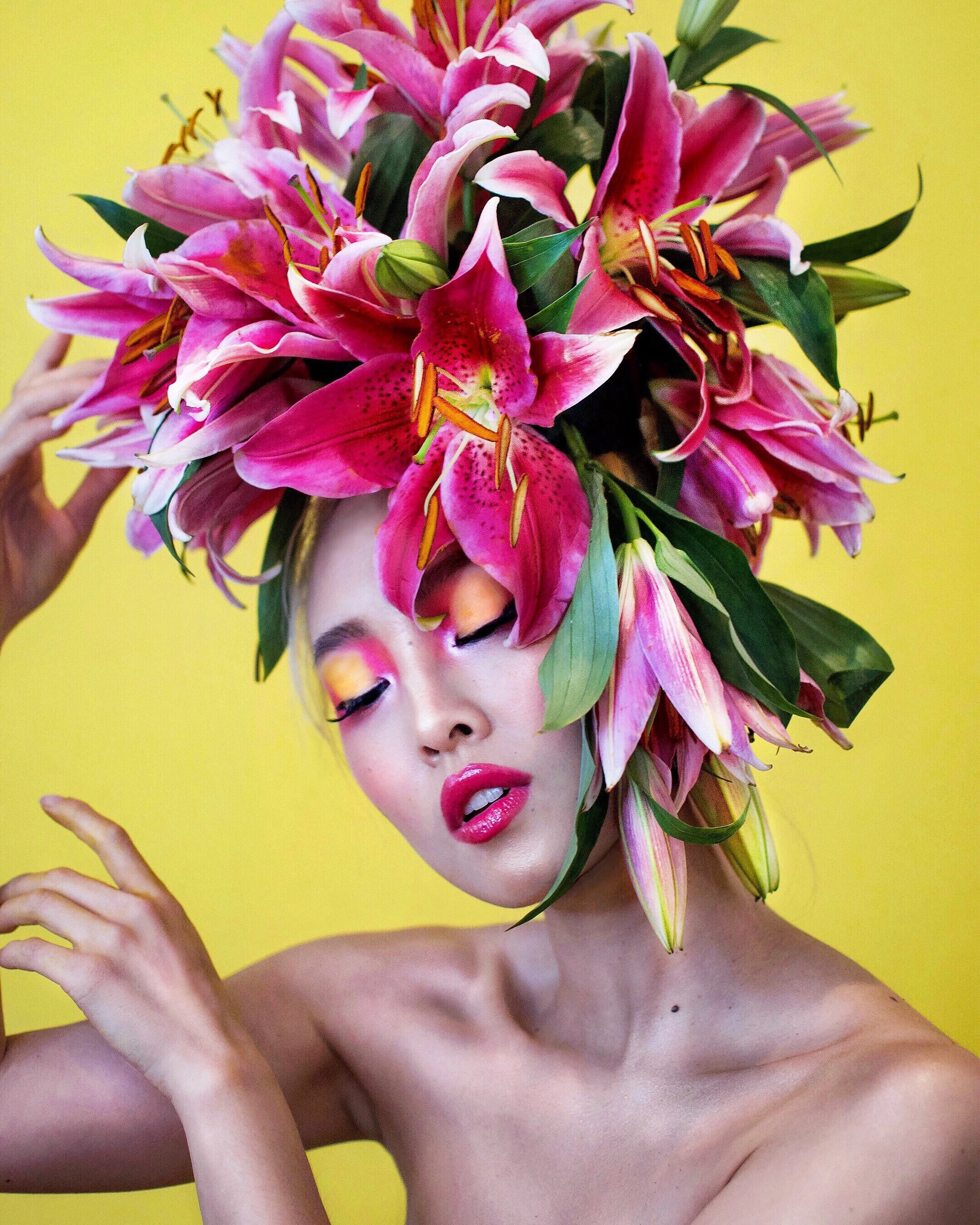 Self clearance portrait floral